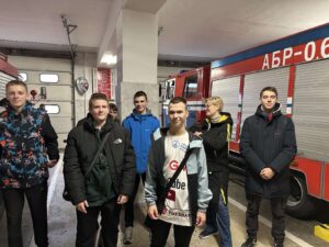 Экскурсия на спасательную станцию Мозырского ГРОЧС.