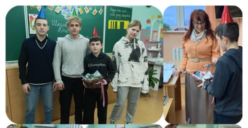 Новогодняя акция «8 класс поздравляет»